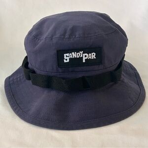 Sandy Par Boonie Hat Navy OSFM Overwashed Cotton Twill